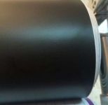Пленка Винилит, цвет черный,1 мм фото